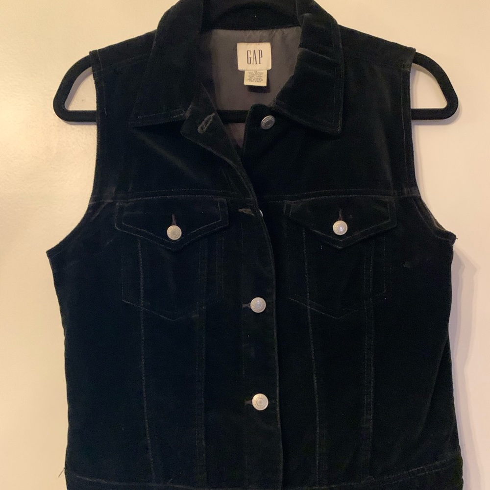 GAP Velvet Vest Jacket